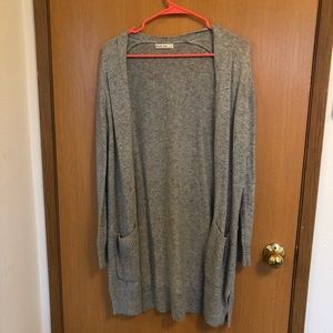 Nantucket Cardigan in heather grey